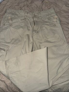 Men's Casual Cargo Pants in Light Beige 32x32